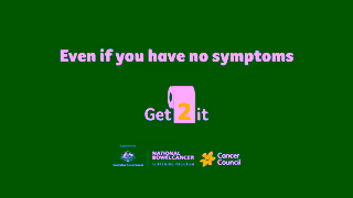 Cancer Council Australia NBCSP Bumper 6s Even if you have no symptoms Get2it Cancer Council Ad Commercial Brand Imagery Photoshoot 2