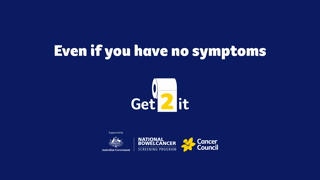 Cancer Council Australia NBCSP Bumper 6s Even if you have no symptoms Get2it Cancer Council Ad Commercial Brand Imagery Photoshoot 2