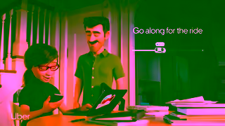 Uber Inside Out 2 Uber teen accounts Uber Ad Commercial Brand Imagery Photoshoot 1