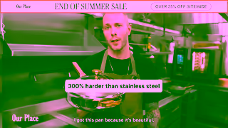 Our Place Cookware ADS25 EOSS YouTube Sale Ads 16x9 US CA v1b Video 10417 Ad Commercial Brand Imagery Photoshoot 1