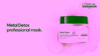 L'Oreal Professionnel LOral Professionnel Metal Detox Professional Mask Up to 99 less breakage Ad Commercial Brand Imagery Photoshoot 1