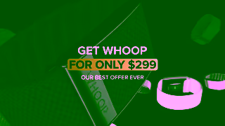 Whoop 40 Cyber Week AU Strain 15s Ad Commercial Brand Imagery Photoshoot 0