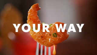 Red Lobster Shrimp Your Way and choose from 6 delicious shrimp flavours like Sweet Chili Shrimp Ad Commercial Brand Imagery Photoshoot 1