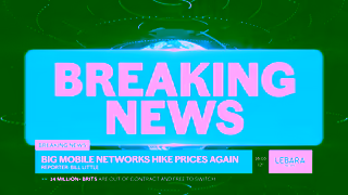 Lebara Mobile BIG Mobile Networks Hike Prices Again Ad Commercial Brand Imagery Photoshoot 0