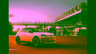 Renault Renault 5 RolandGarros ETech electric Ad Commercial Brand Imagery Photoshoot 2