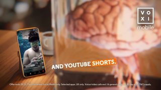 VOXI VOXI Mobile Unlimited Social Media and YouTube Shorts for 12month Ad Commercial Brand Imagery Photoshoot 1
