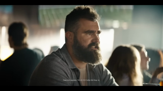 Buffalo Wild Wings Nothing says Hank and Jason Kelce becoming brothers like Buffalo Wild Wings Ad Commercial Brand Imagery Photoshoot 2