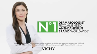 Vichy Discover Dercos Anti Dandruff 2in1 Conditioning Shampoo for flake free nourished hair Ad Commercial Brand Imagery Photoshoot 2