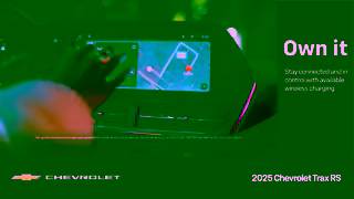 Chevrolet GTAYouTube Video Views2025Trax2RSWireless ChargingEN26169 Ad Commercial Brand Imagery Photoshoot 1