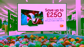 Currys Currys Beyond Techspectations Balls x LG TV TradeIn Ad Commercial Brand Imagery Photoshoot 2