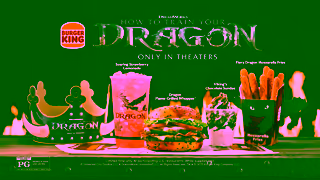 Burger King Thrills Grills I How to Train Your Dragon Menu at BK Ad Commercial Brand Imagery Photoshoot 2