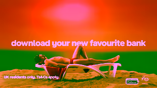 Monzo Bank Save as you spend with Monzo Download your new favourite bank UK residents only TsCs apply Ad Commercial Brand Imagery Photoshoot 2