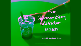 Starbucks SummerBerry Refresher The Starbucks Coffee Company Ad Commercial Brand Imagery Photoshoot 2