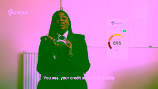 Experian Miss Nella Rose x Experian checking your Experian Credit Score is the ultimate cheat code Ad Commercial Brand Imagery Photoshoot 1