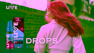Schwarzkopf Schwarzkopf LIVE Colour Drops Petal Pink Ad Commercial Brand Imagery Photoshoot 2