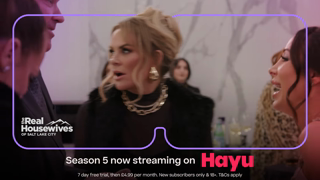 Hayu Real Housewives of Salt Lake City S5 Now Streaming Ad Commercial Brand Imagery Photoshoot 1