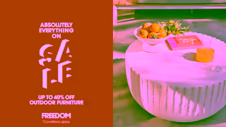 Freedom Furniture Up to 40 Off All Outdoor Furniture Absolutely Everything On Sale Ad Commercial Brand Imagery Photoshoot 2