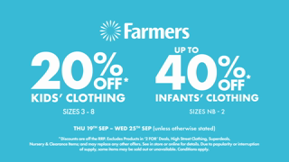 Farmers Farmers Kids Summer Fashion Deals Ad Commercial Brand Imagery Photoshoot 2