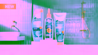 Head & Shoulders Moisturise Like a Pro with Head Shoulders Derma X Pro and Claudia Winkleman Ad Commercial Brand Imagery Photoshoot 2