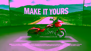 Harley-Davidson Build Your Dream Bike 2024 HarleyDavidson Road Glide Ad Commercial Brand Imagery Photoshoot 2