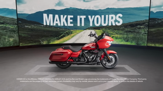Harley-Davidson Build Your Dream Bike 2024 HarleyDavidson Road Glide Ad Commercial Brand Imagery Photoshoot 2