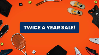 Tennis Warehouse Shop the TWice a Year Sale at Tennis Warehouse going on NOW Ad Commercial Brand Imagery Photoshoot 0