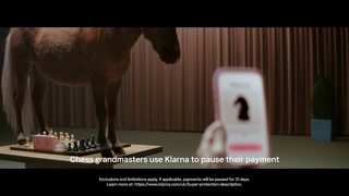 Klarna GAF ChessGrandmaster 6s 16x9 UK EN Subtitled Ad Commercial Brand Imagery Photoshoot 0