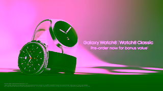 Samsung New Galaxy Watch8 Series Animated KV Preorder Ad Commercial Brand Imagery Photoshoot 1