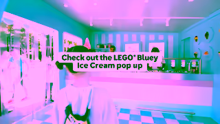 Lego Bestest day ever Welcome to the LEGO Bluey Ice Cream pop up Ad Commercial Brand Imagery Photoshoot 0