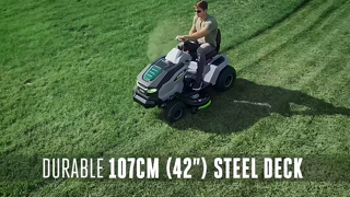 EGO Tools Introducing the new 107cm 42 T6 Lawn Tractor Ad Commercial Brand Imagery Photoshoot 1