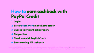 PayPal How to earn cashback with PayPal Credit Ad Commercial Brand Imagery Photoshoot 2
