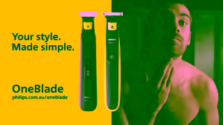 Philips New Philips OneBlade Pro Face QP653015 Face Body QP655015 AU15s Video 3 Ad Commercial Brand Imagery Photoshoot 2