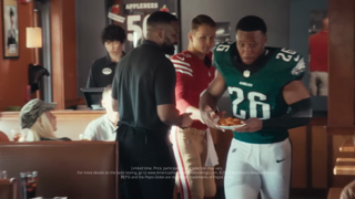 Applebee's Kicking off the NFL season with 50 Boneless Wings Ad Commercial Brand Imagery Photoshoot 2