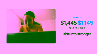 Peloton 2025 US en bike q4 fy25 pton May Promo strikethroughextension 1145 lifestyle video 16x9 15s olv null Ad Commercial Brand Imagery Photoshoot 0