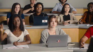 Northeastern University Be empowered Northeastern helps you gain realworld experience beyond your years Ad Commercial Brand Imagery Photoshoot 1