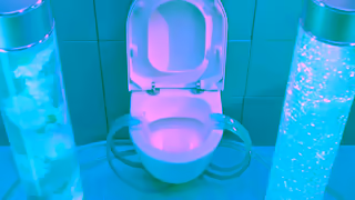 Bref Brilliant Clean Fresh Toilet with Brilliant Gel Toilet Cleaner Bref Ad Commercial Brand Imagery Photoshoot 0
