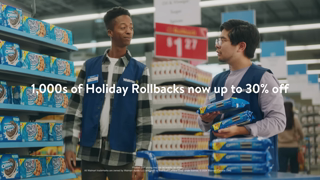 Walmart 1000s of Holiday Rollbacks on now Yes now Ad Commercial Brand Imagery Photoshoot 1