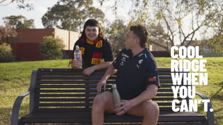 Australian Football League Cool Ridge Official Water of the AFL Ad Commercial Brand Imagery Photoshoot 2