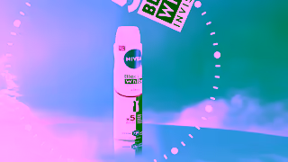 Nivea NIVEA Black White bumper cotton flower Ad Commercial Brand Imagery Photoshoot 1