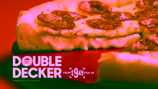 Pizza Hut Pizza Hut Double Decker Ad Commercial Brand Imagery Photoshoot 1