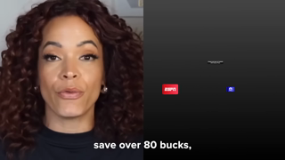 SlingTV ESPNs Elle Duncan knows ball and knows how to save Prepay and get four months of football for less Ad Commercial Brand Imagery Photoshoot 1