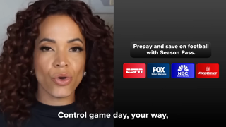 SlingTV ESPNs Elle Duncan knows ball and knows how to save Prepay and get four months of football for less Ad Commercial Brand Imagery Photoshoot 2