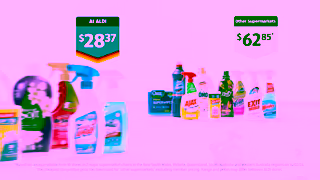 Aldi Value Comparison Cleaning ALDI Australia Ad Commercial Brand Imagery Photoshoot 0
