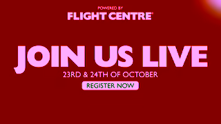 FlightCentre Big Red Expert Series Webinar Register Your Interest Ad Commercial Brand Imagery Photoshoot 2