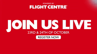 FlightCentre Big Red Expert Series Webinar Register Your Interest Ad Commercial Brand Imagery Photoshoot 2