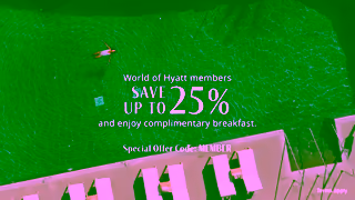 HYATT Offer code MEMBER Save up to 25 and get free breakfast Ad Commercial Brand Imagery Photoshoot 1