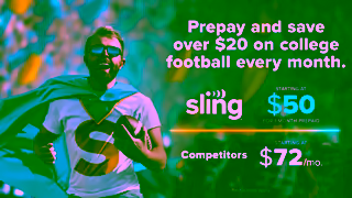 SlingTV College Football Your Way Ad Commercial Brand Imagery Photoshoot 1