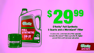 O'Reilly Auto Parts OReilly Synthetic Oil Change Bundle 2999 V3 OReilly Auto Parts Ad Commercial Brand Imagery Photoshoot 1