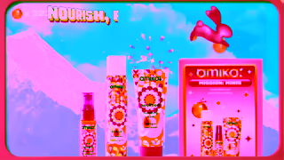 AMIKA dive into juicy hair delights with amika limitededition haircare gift sets amika holiday kits Ad Commercial Brand Imagery Photoshoot 1