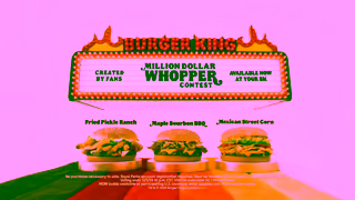 Burger King New Whopper Line Up Ad Commercial Brand Imagery Photoshoot 2
